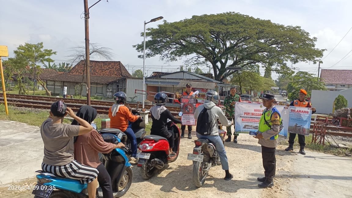 Kesadaran Pengendara Meningkat, Kecelakaan Perlintasan di Daop 4 Semarang Menurun