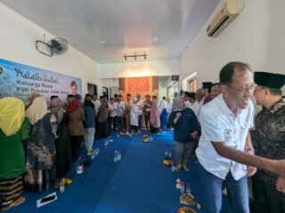 Suasana halalbihalal PWI Jateng. (dok PWI Jateng)