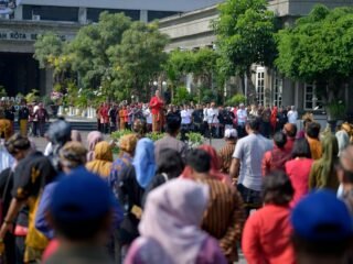 Pemerintah Kota Semarang peringati Hari Kartini ke-147 di Balai Kota. (dok Pemkot Semarang)