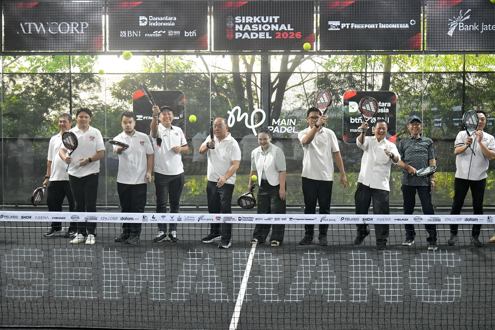 Pembukaan Sirnas Padel Open Seri II di Semarang Padel Hub. (dok Pemkot Semarang)