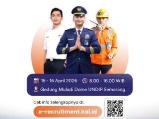 KAI Hadir Di Job Fair Universitas Diponegoro Tahun 2026, Buka Rekrutmen untuk Lulusan D3 hingga S1