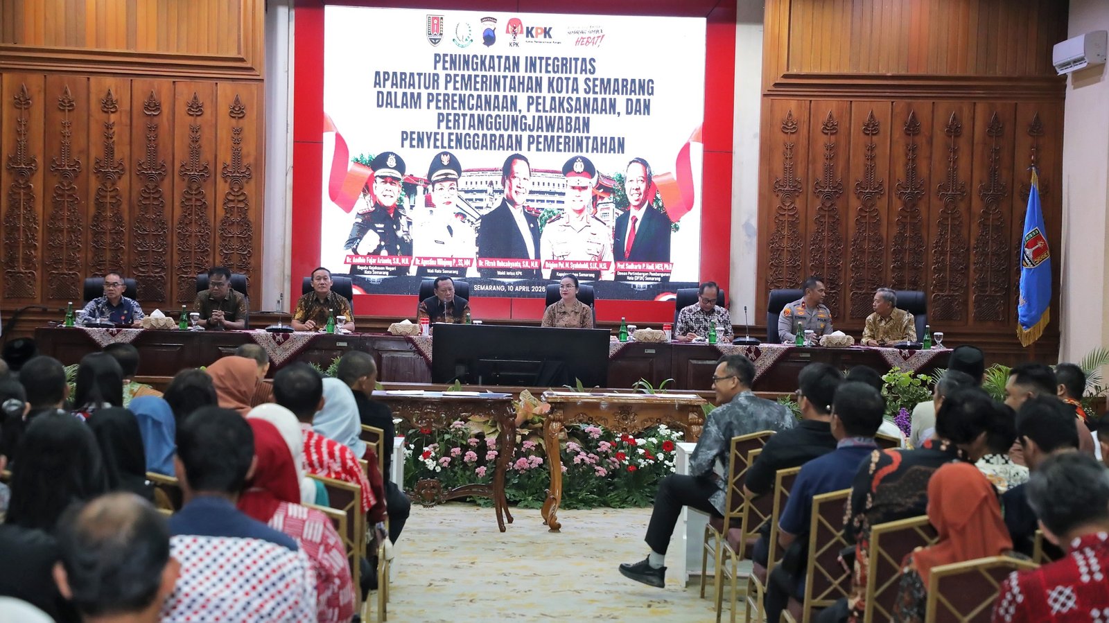 Wakil Ketua KPK ke Balaikota Semarang Beri Tausyiah Ajak ASN dan DPRD 'Hijrah' ke Budaya Antikorupsi