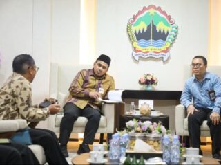 Wakil Gubernur Jawa Tengah, Taj Yasin mewakili Gubernur Ahmad Luthfi, menerima Tim Koordinasi Kemenko Perekonomian di Kantor Gubernur Jateng, Kota Semarang. (dok Pemprov Jateng)