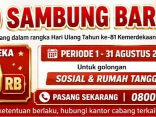 Sambut HUT ke-81 RI, PDAM Kota Semarang Beri Diskon Sambungan Baru hingga Rp550 Ribu
