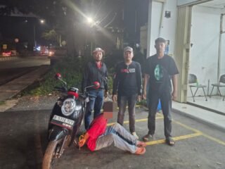 Kurang dari 5 Jam, Polisi Ringkus Terduga Pencuri Motor Hasil Laporan Call Center 110