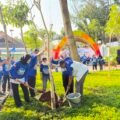 Demokrat Semarang Gelar Gerakan Langit Biru Asri, Tanam Pohon dan Berbagi untuk Warga