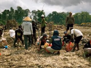Gotong Royong di Lahan Padi, TEP UNDIP Perkuat Ketahanan Pangan Senggi